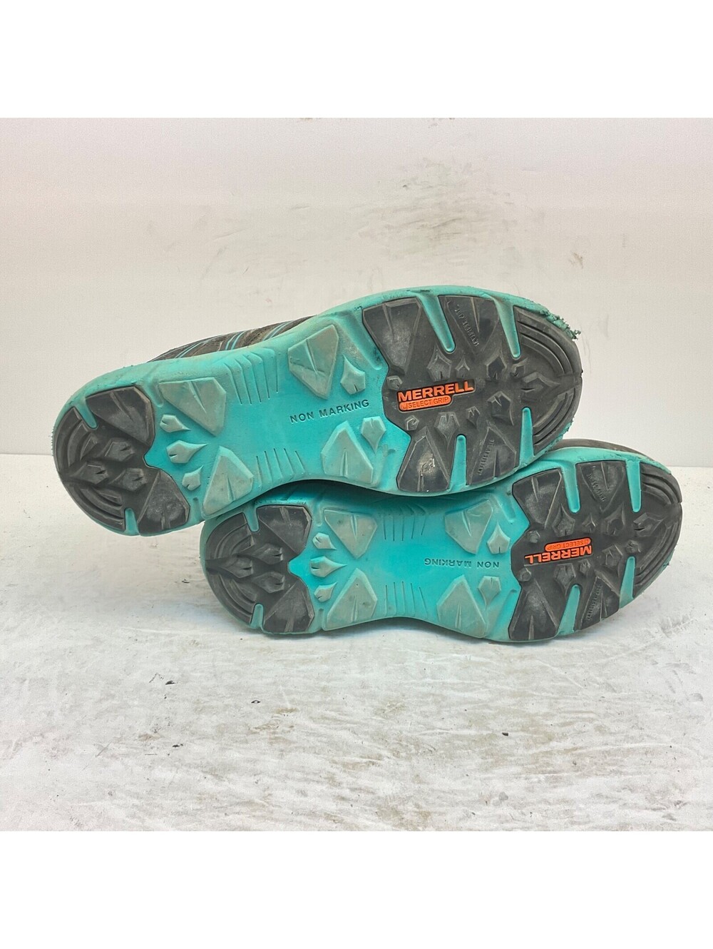 Merrell Women's Fullbench Superlite Alloy Toe CSA Work Shoe Black/Teal Size 6M - Picture 5 of 9